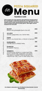 Oh Natuurlik Menu