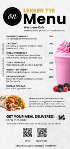 Oh Natuurlik Menu