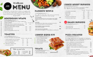 Welkom Oh Natuurlik Menu