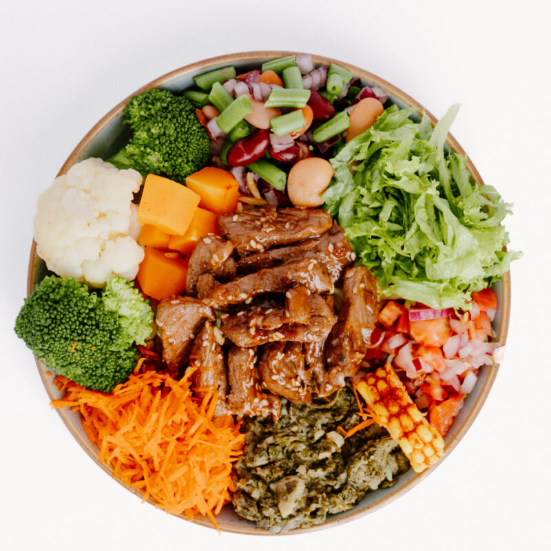 Fillet, Avo & Feta Bowl
