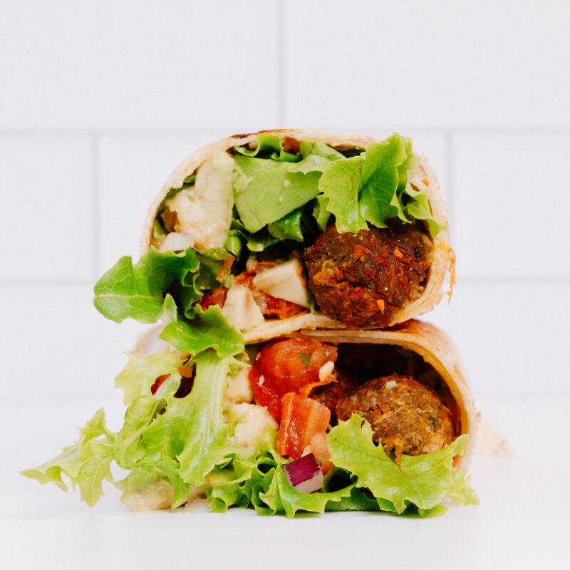 Falafel, Avo & Hummus Wrap